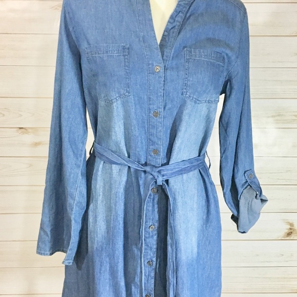 Almost Famous Dresses & Skirts - Almost Famous denim shirt dress large